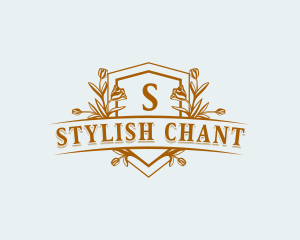 Stylish Floral Event logo design