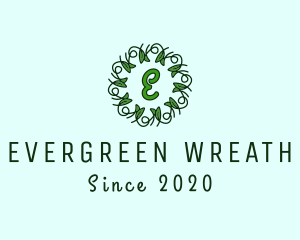 Ornament Wreath Vines logo design