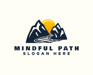 Sunset Mountain Railroad logo design