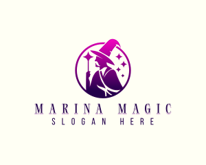 Fiction Sorcerer Magic logo design