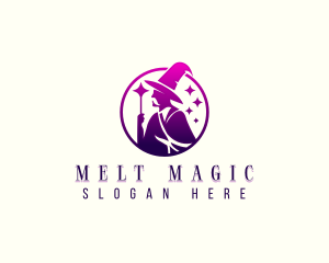 Fiction Sorcerer Magic logo design