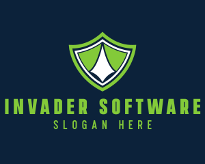 Technology Security Shield  logo design