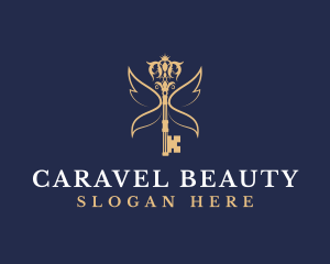 Key Crown Beauty logo design