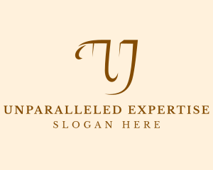 Beauty Brand Letter U logo design