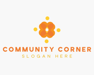 People Community Organization logo design