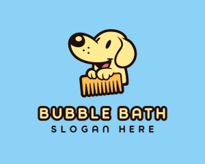 Dog Grooming Comb logo