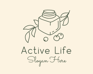 Organic Olive Container Logo