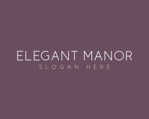 Elegant Feminine Simple Business logo design