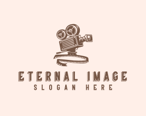 Retro Film Camera logo design