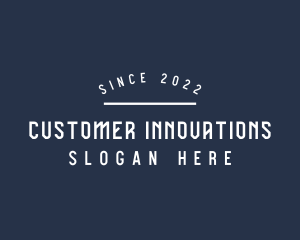 Generic Hipster Brand logo