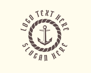 Marine Pirate Anchor logo