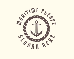 Marine Pirate Anchor logo