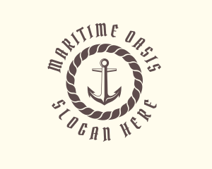 Marine Pirate Anchor logo