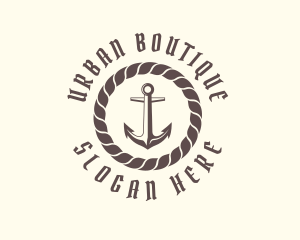 Marine Pirate Anchor logo