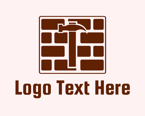 Brick Wall logo example 2