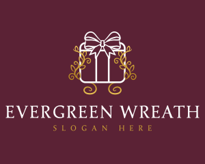 Ribbon Gift Present  logo design