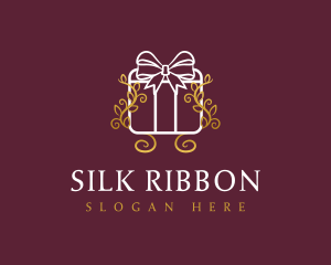 Ribbon Gift Present  logo design