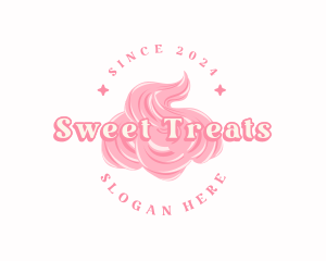 Sweet Ice Cream Dessert logo design