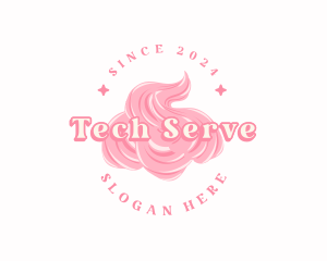 Sweet Ice Cream Dessert logo design