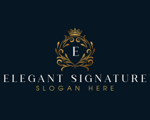 Luxury Crown Boutique logo design