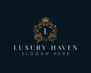 Luxury Crown Boutique logo design