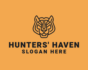 Wild Tiger Hunter logo design