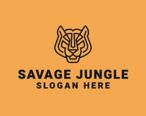 Wild Tiger Hunter logo design