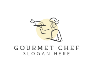 Gourmet Chef Restaurant logo design