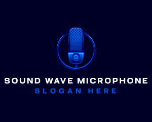 Audio Microphone Streaming logo design