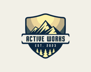 Mountain Summit Adventure logo design