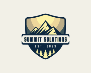 Mountain Summit Adventure logo design