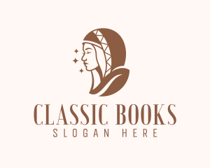 Traditional Bedouin Woman logo