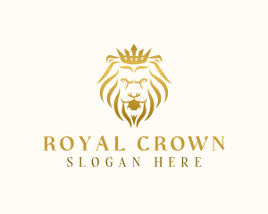 Crown Lion Company logo design