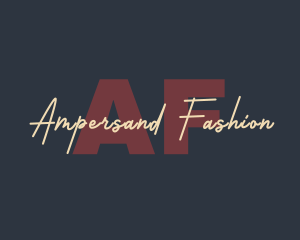 Generic Fashion Wordmark logo design