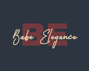 Generic Fashion Wordmark logo design