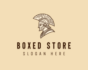 Medieval Warrior Spartan Logo