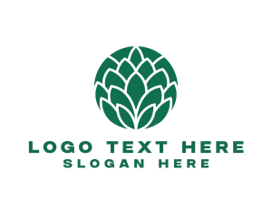 Green Eco Leaf logo