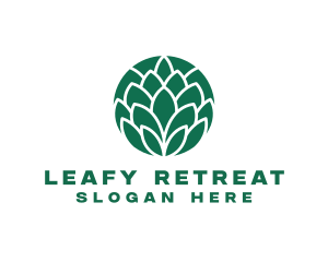 Green Eco Leaf logo design