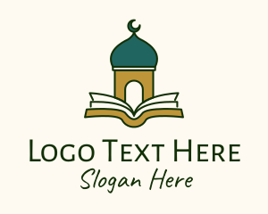 Quran Mosque Temple logo