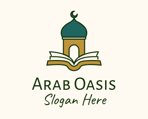 Quran Mosque Temple logo design