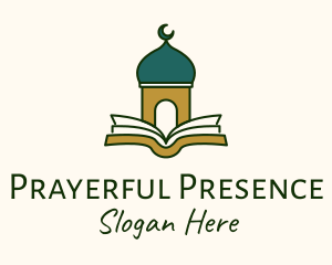 Quran Mosque Temple logo design