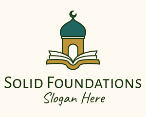 Quran Mosque Temple logo