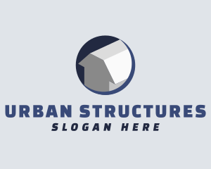 Warehouse Property Structure logo design