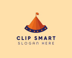 Circus Tent Carnival logo design