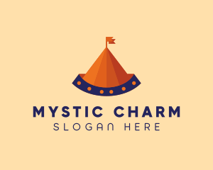 Circus Tent Carnival logo design