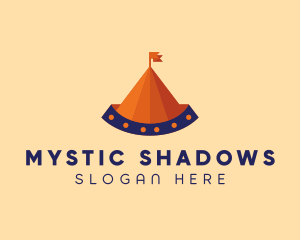 Circus Tent Carnival logo design