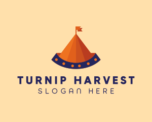 Circus Tent Carnival logo design