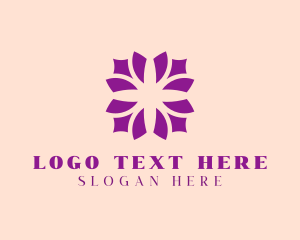 Purple Flower Pattern logo