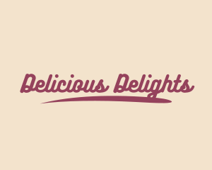 Retro Script Business logo