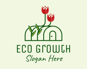 Plant Flowers Greenhouse  logo